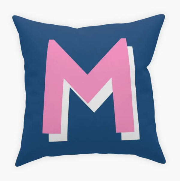 Shadow Monogram Pillow with insert!