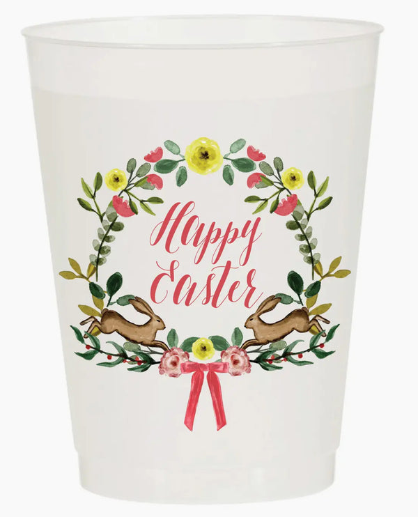 Happy Easter Wreath Cups