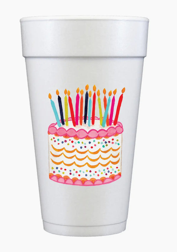 Brightest Birthday Styrofoam Cups