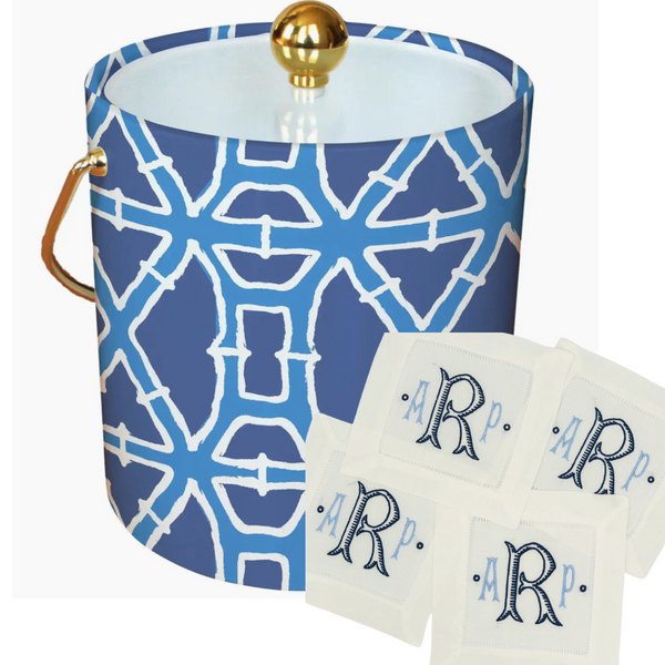 Gift Set Chic Ice Buckets + Handtowel or Cocktail Napkins